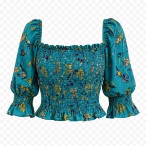 BLUSA SMOCK ESTAMPADA