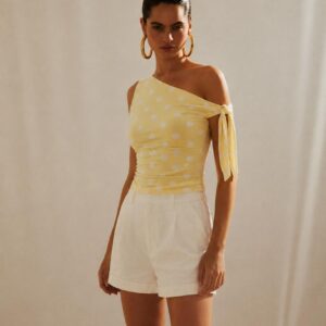 BLUSA NUDO EN EL HOMBRO